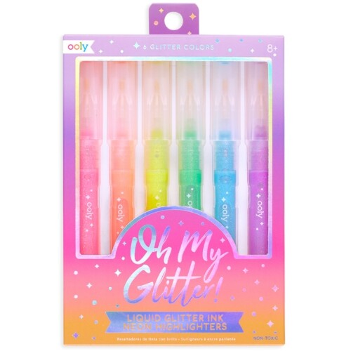 ooly glitter markeerstiften - 6st | 02.130-081 | 0