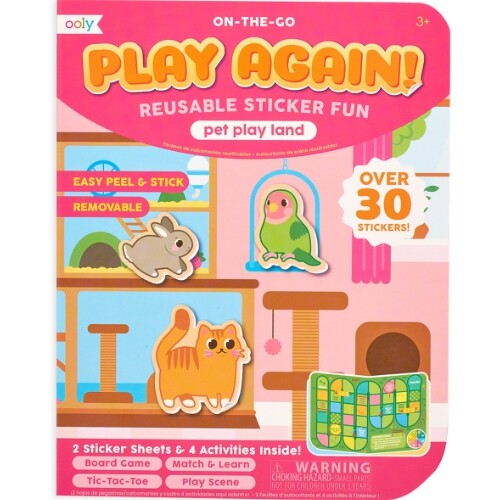 ooly herbruikbare stickerspelletjes - huisdieren | 02.172-007 | 0