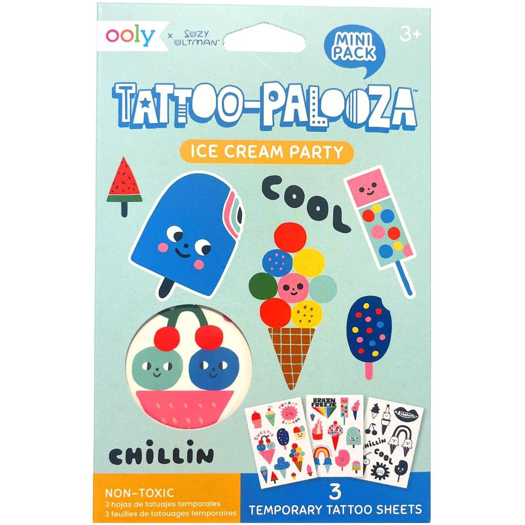 ooly kindertattoos icecream party | 02.176-024 | 0