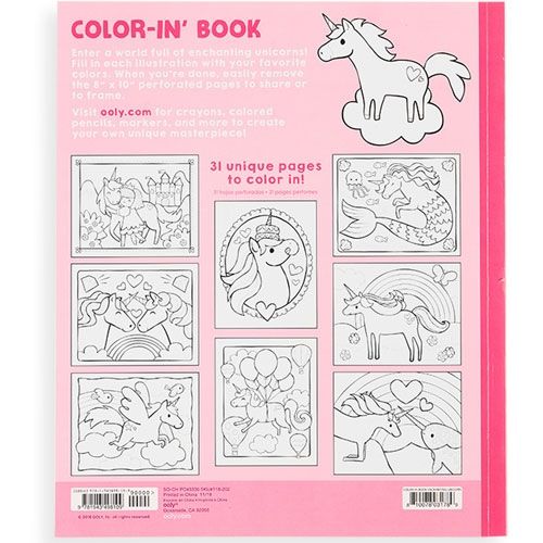 ooly kleurboek eenhoorns | 02.118-202 | 1