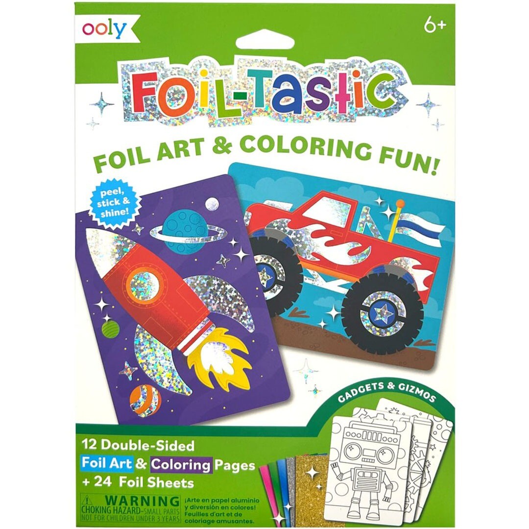 ooly knutselset foil-tastic - gadgets and gizmo's | 02.161-131 | 0