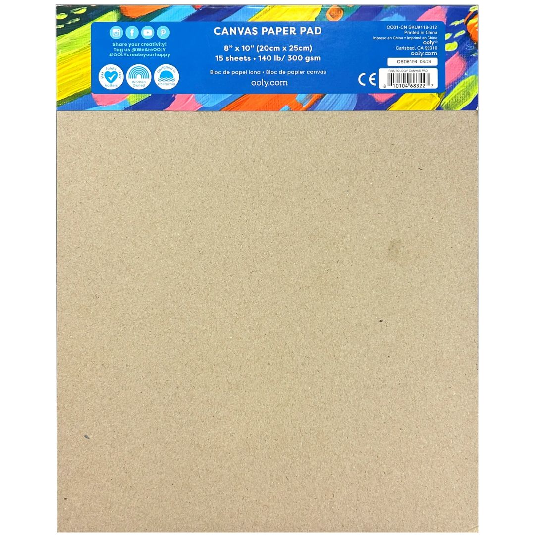 ooly paintology canvaspapierblok - 15 vellen | 02.118-312 | 3