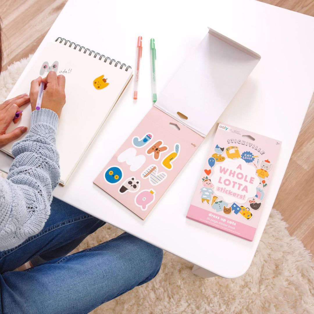 ooly stickerboek stickiville x suzy - dress up cats | 02.120-215 | 1
