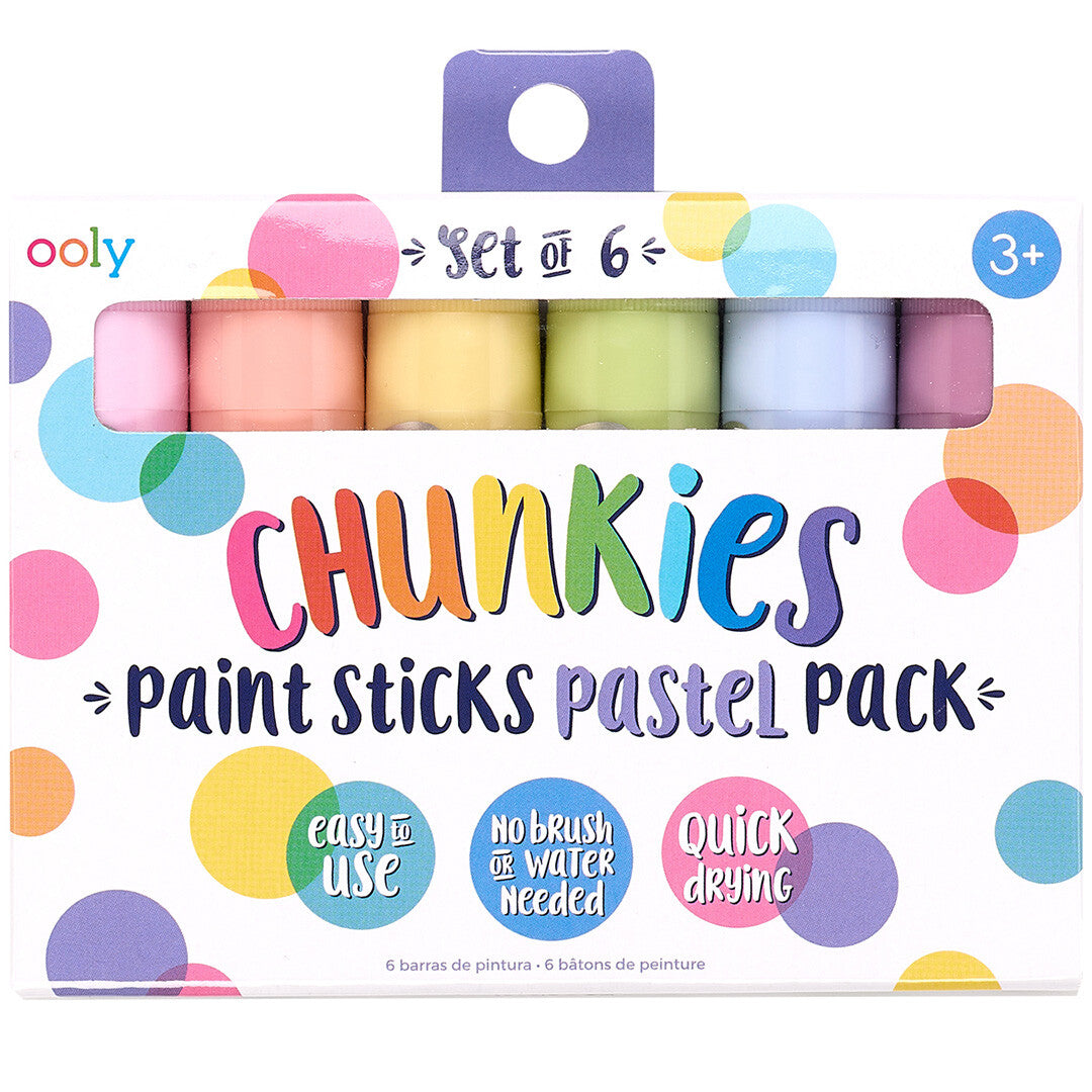 ooly verfstiften chunkies pastel - 6st | 02.126-018 | 0