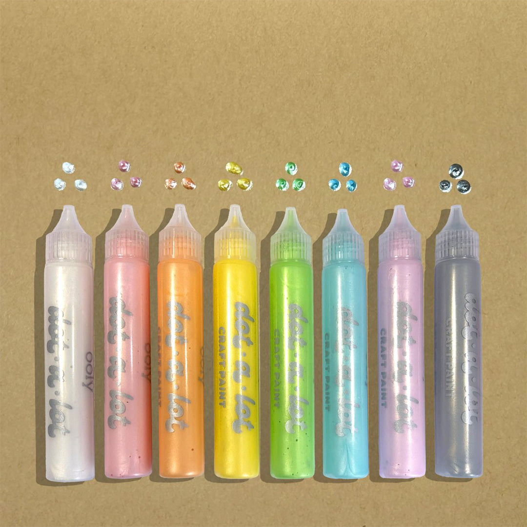 ooly verfstiften dot a lot - pearlescent - 6st | OOLY02.170-008 | 4