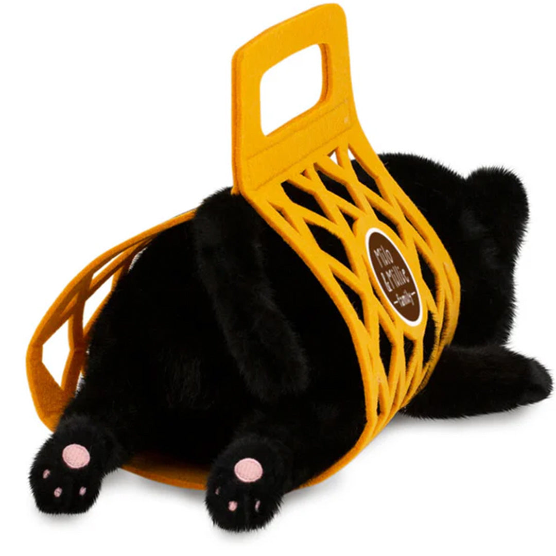 orange toys knuffelpoes - milo the black cat - 35 cm | 1802773 | 5