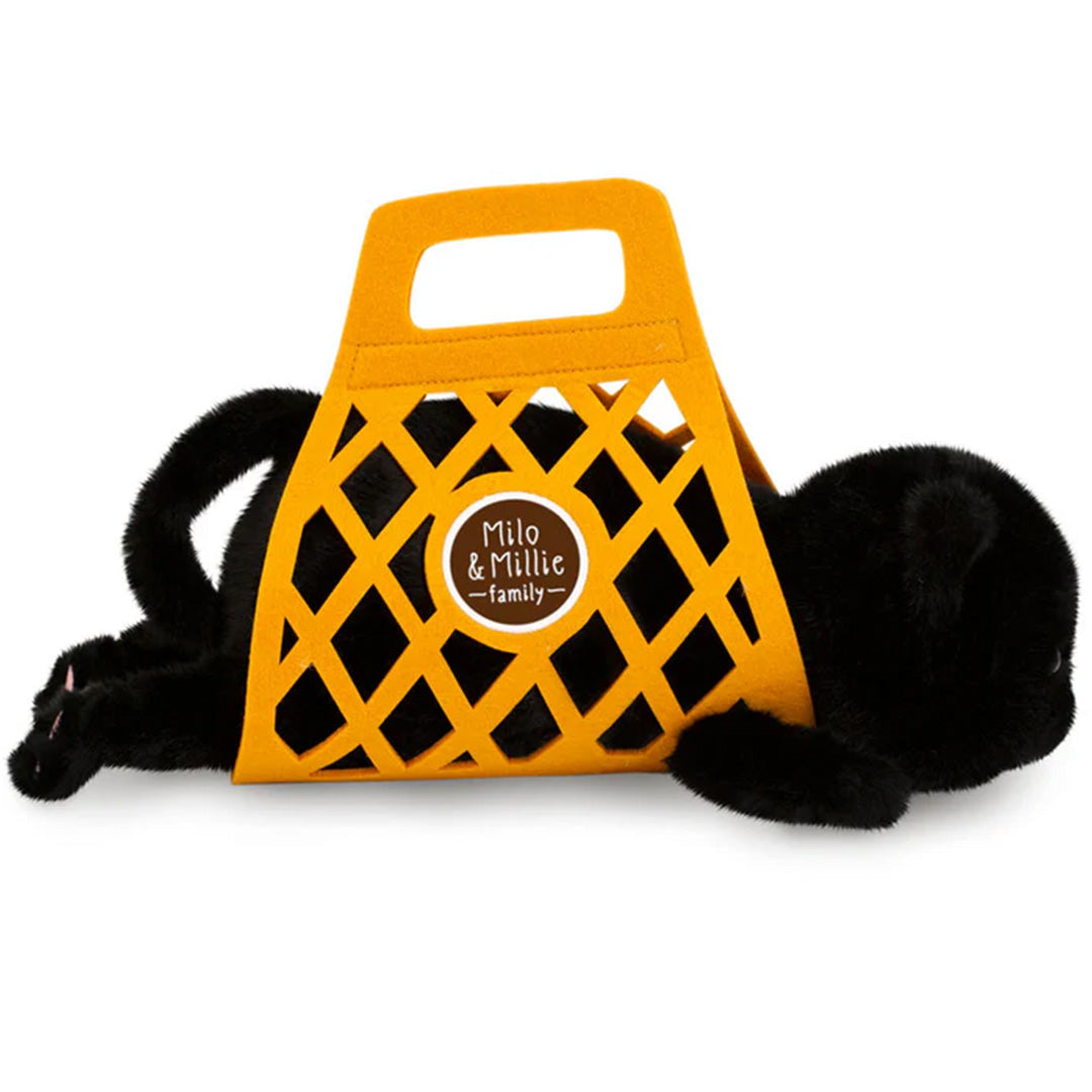 orange toys knuffelpoes - milo the black cat - 35 cm | 1802773 | 4