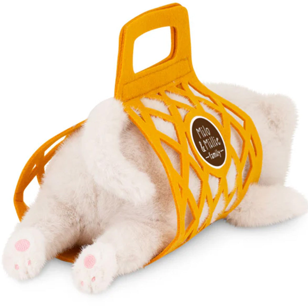orange toys knuffelpoes - milo the white cat - 35 cm | 1802771 | 3