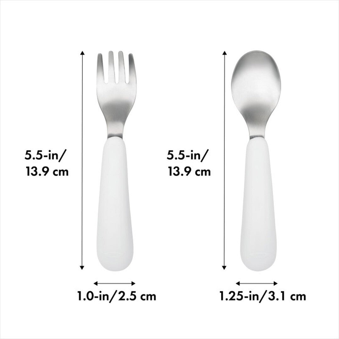 oxo tot kinderlepel en -vork opal  | OX216021 | 1