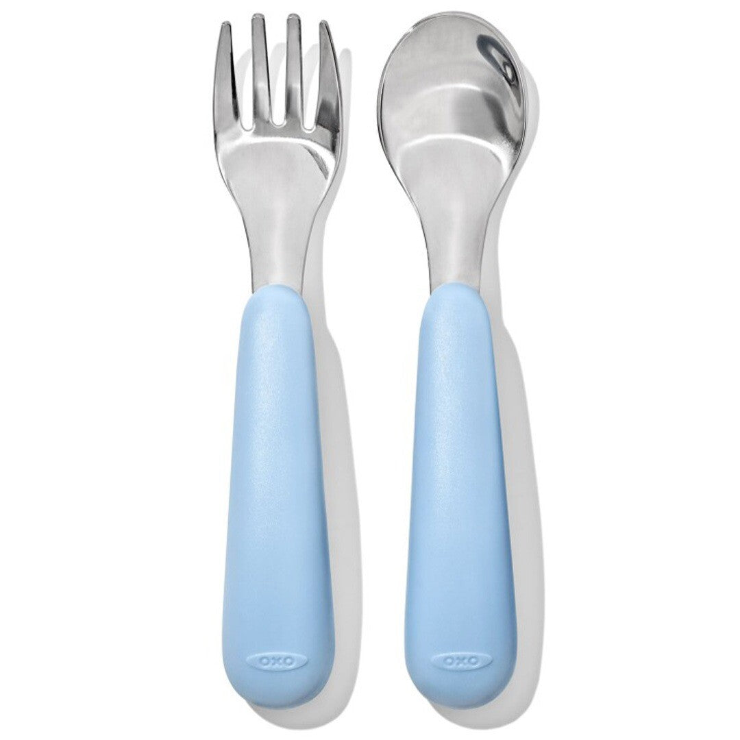 oxo tot kinderlepel en -vork reisset - dusk  | OX216522 | 1