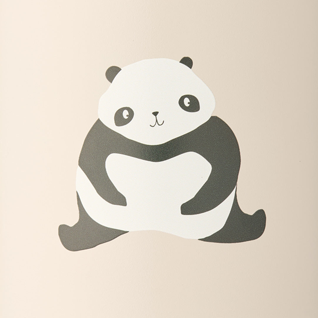 liewood rvs thermosfles kimmie - mini panda - sandy - 250 ml | LW19618-2610 | panda