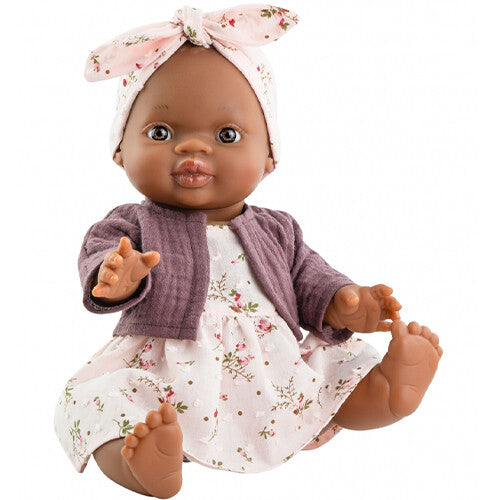 paola reina babypop gordi meisje olga - bloemenjurk - 34 cm | PR04099 | 0