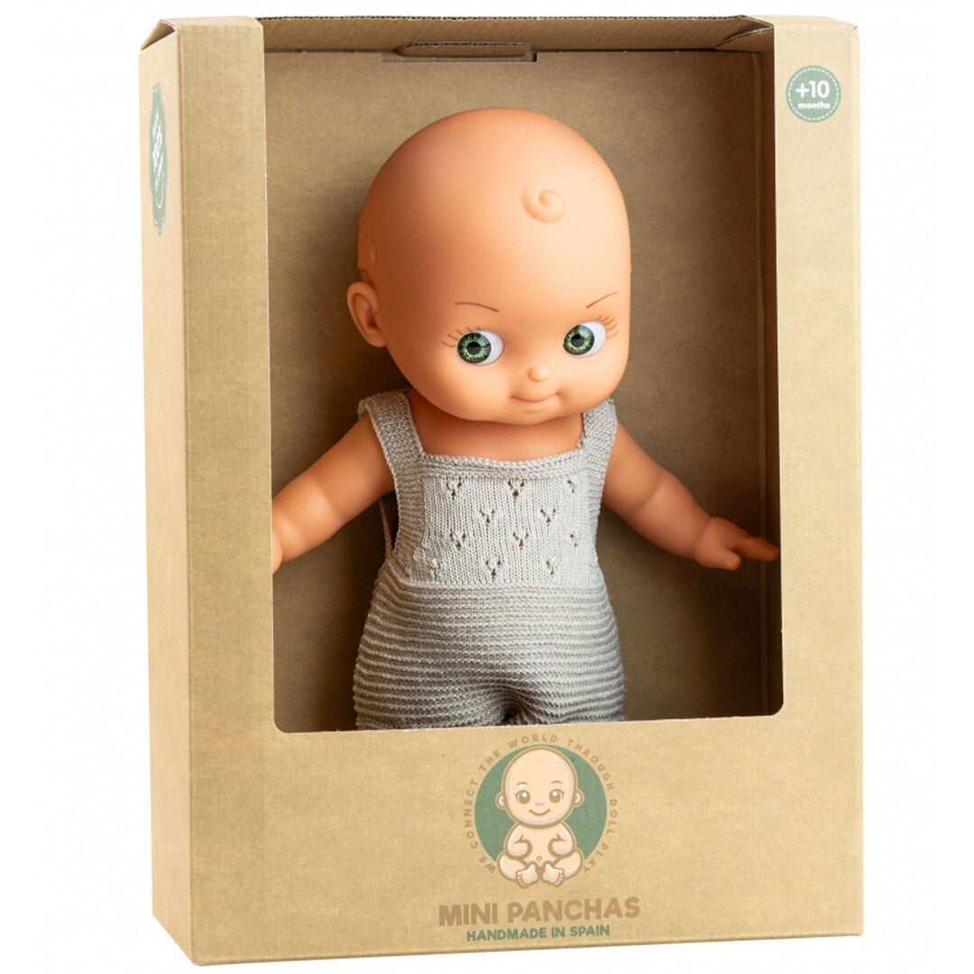 paola reina babypop mini pancha - grijs - 28 cm | PR28306 | 0
