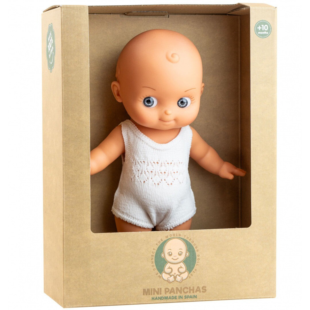 paola reina babypop mini pancha - wit - 28 cm | PR28301 | 0