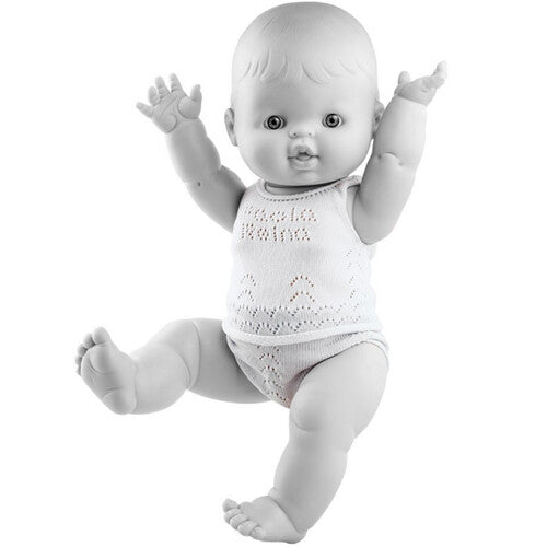 paola reina ondergoed voor babypop gordi - grijs - 34 cm  | PR54003 US | 0
