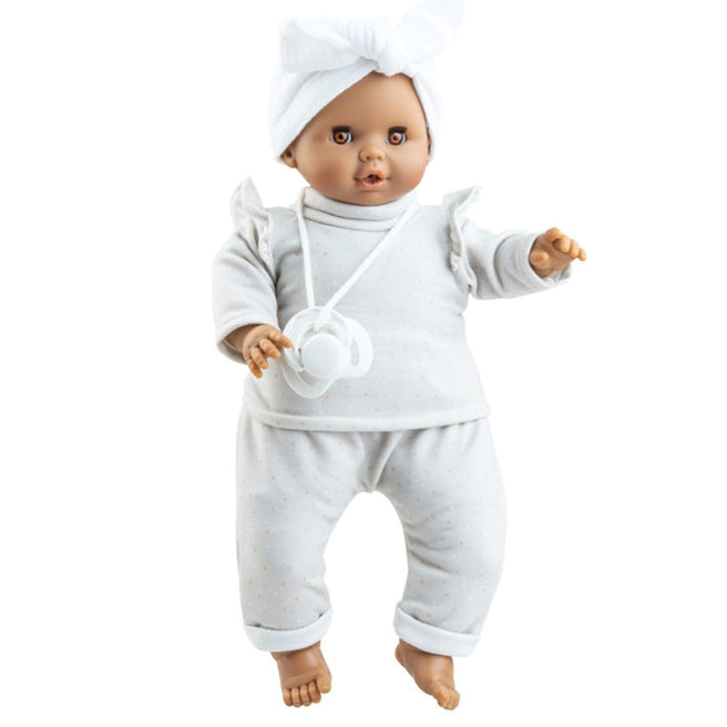 paola reina babypop sonia - off-white - stippen - 36 cm | PR48058 | 1 
