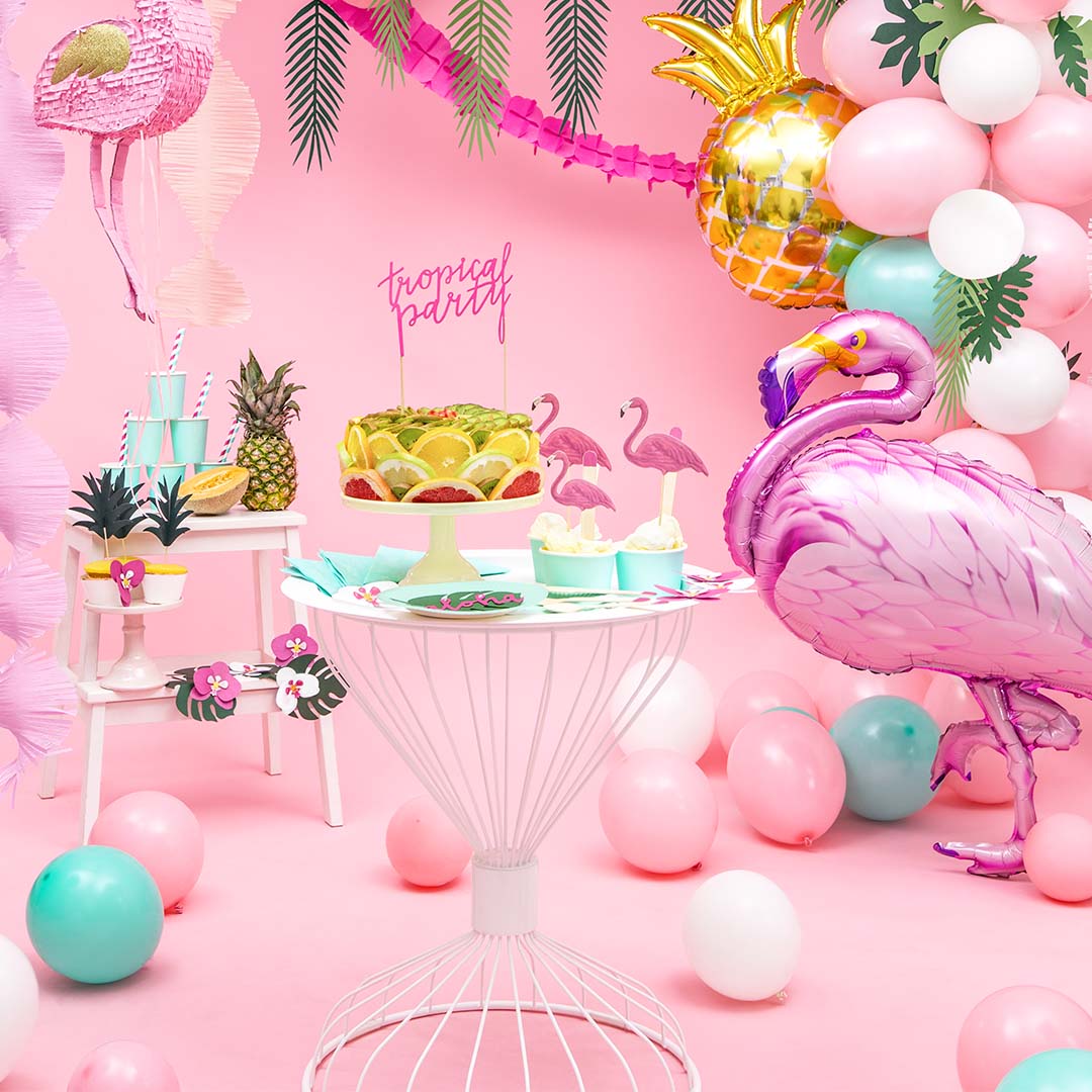 partydeco folieballon flamingo - 95 cm | FB32-081 | 3