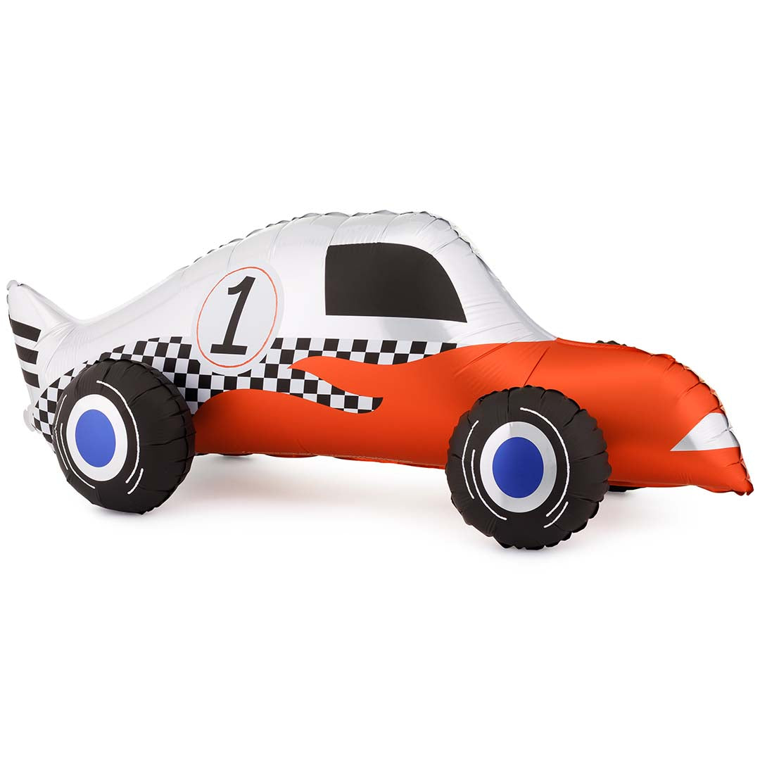 partydeco folieballon raceauto - 90 cm | FB397 | 1