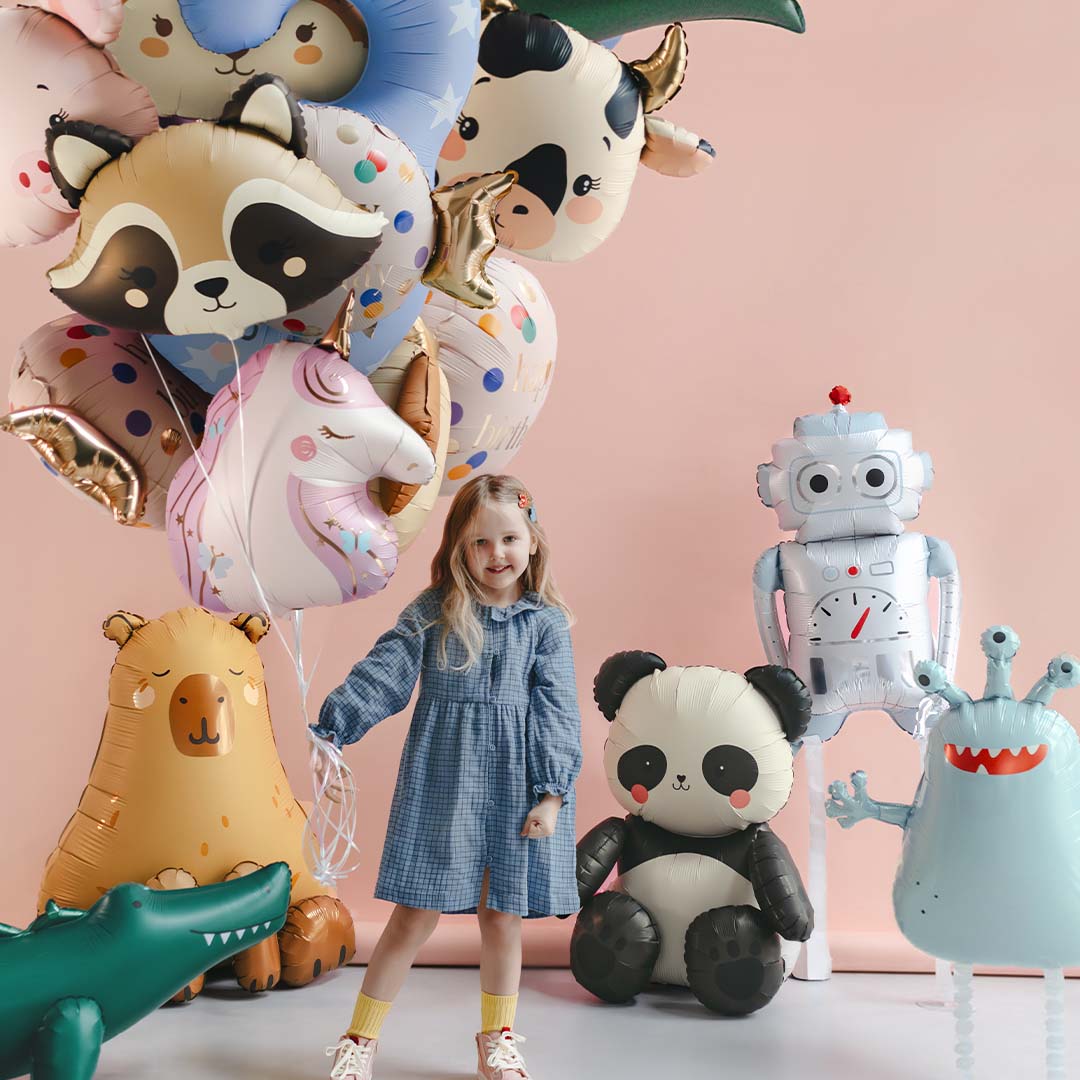 partydeco folieballon robot - 80 cm | FB394 | 
2