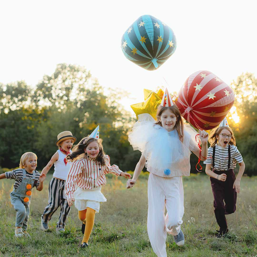 partydeco folieballon sterren - groen - 50 cm | FB243-012 | 4