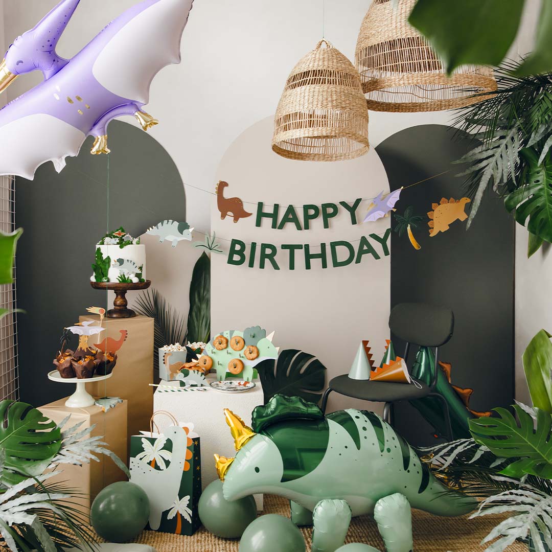 partydeco folieballon triceratops - 101 cm | FB186 | 3