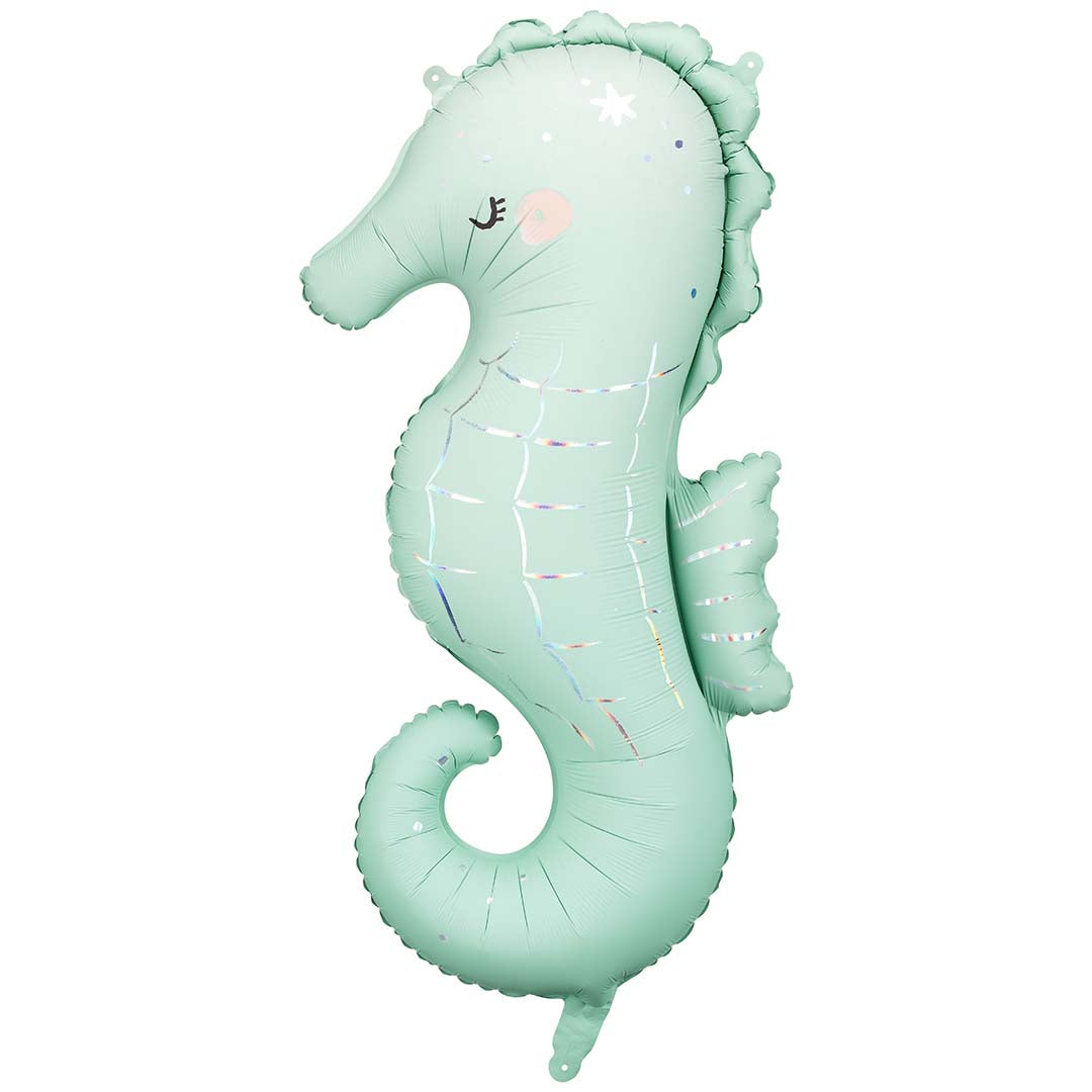 partydeco folieballon zeepaardje - 98 cm | FB251 | 1