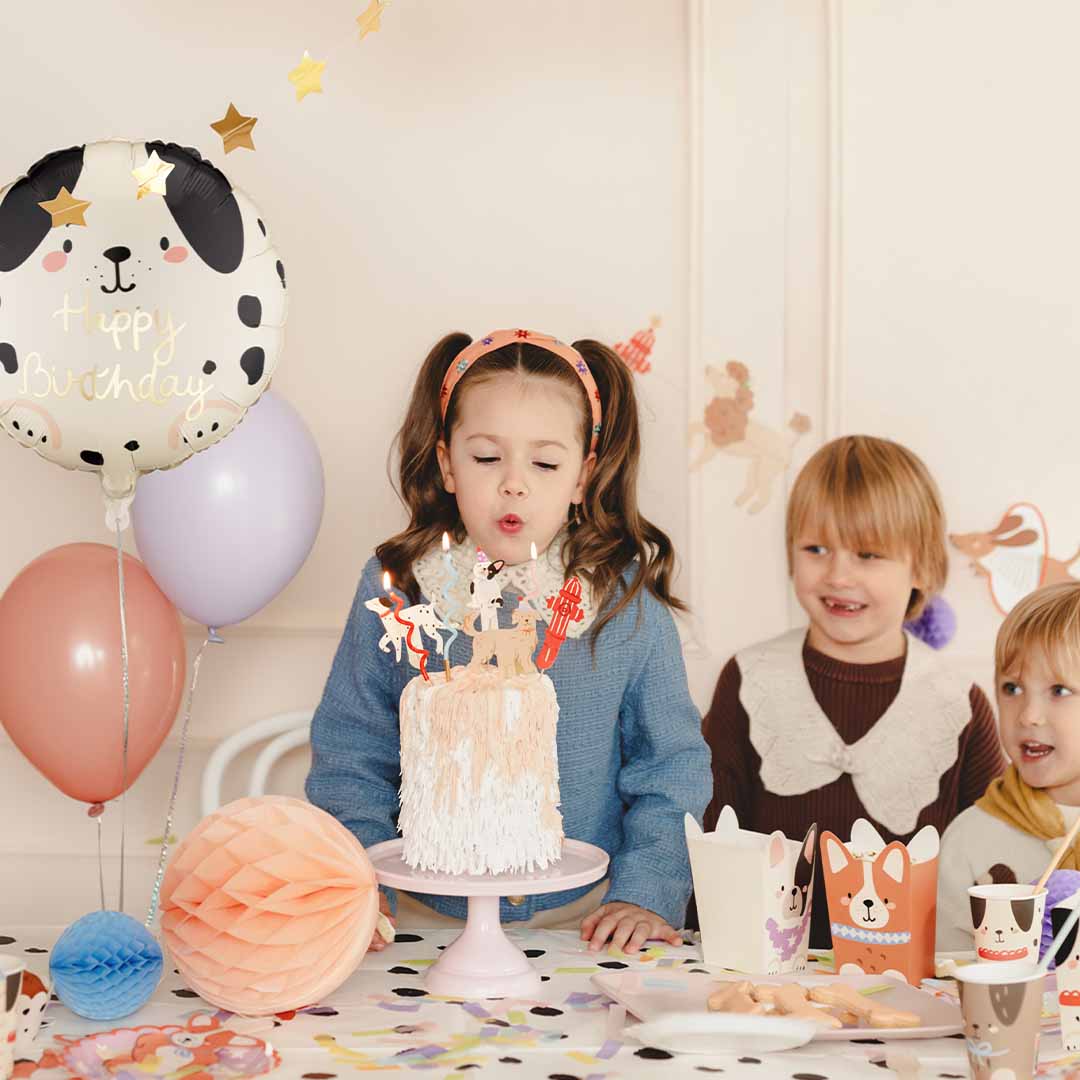 partydeco ronde folieballon hond - 35 cm | FB348 | 2