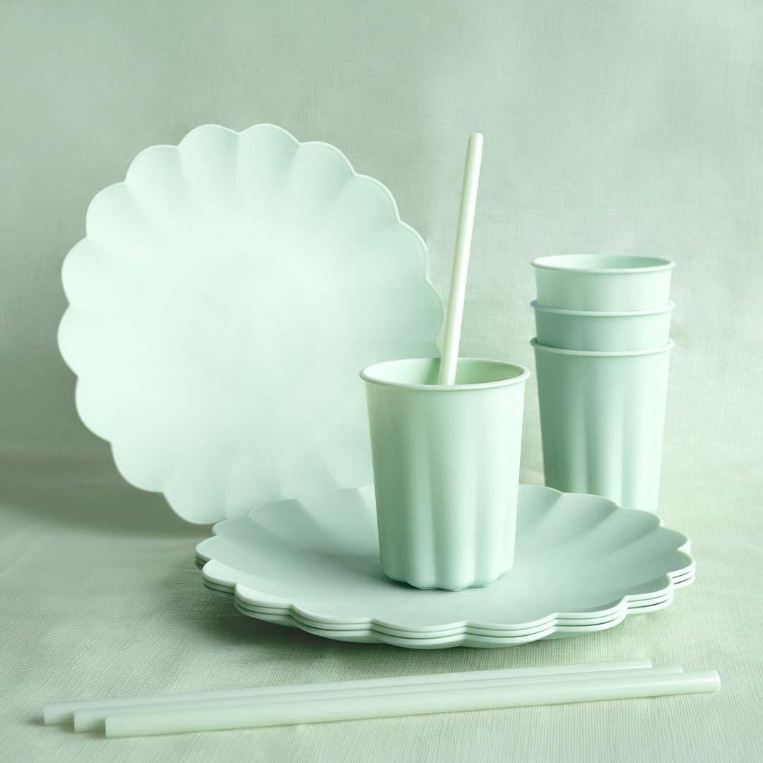 partydeco tafelkleed - groen | OBS2-012 | 3