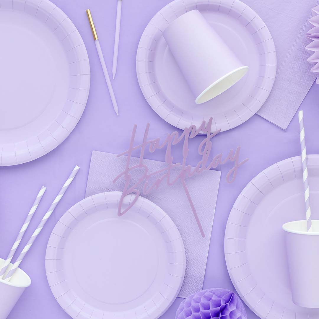 partydeco tafelkleed - lavendel | OBS6-002 | 4