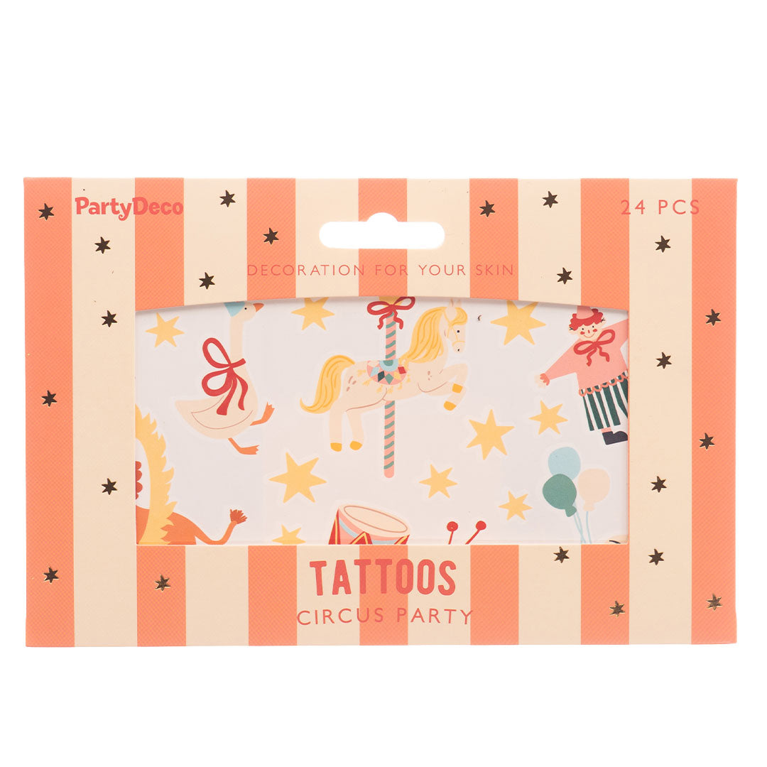 partydeco tattoos - circus | TAT20 | 1
