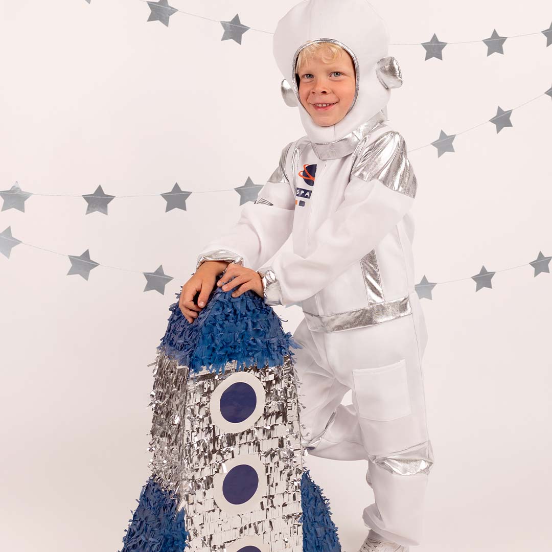 partydeco verkleedkleding astronaut - 5-8 jaar | STR29-116 | 3