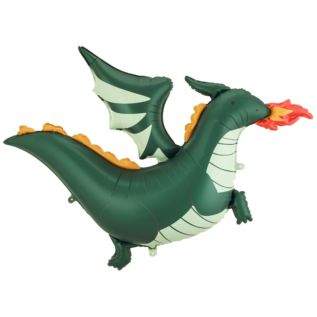 partydeco folieballon draak - 120 cm | FB371 | 