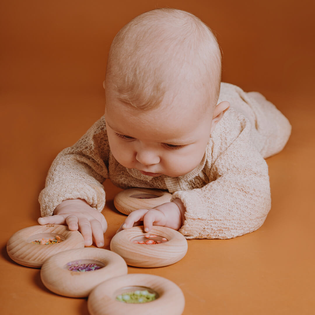 petit boum bijtring en rammelaar donut - citroenen | PBSDLEM | 5