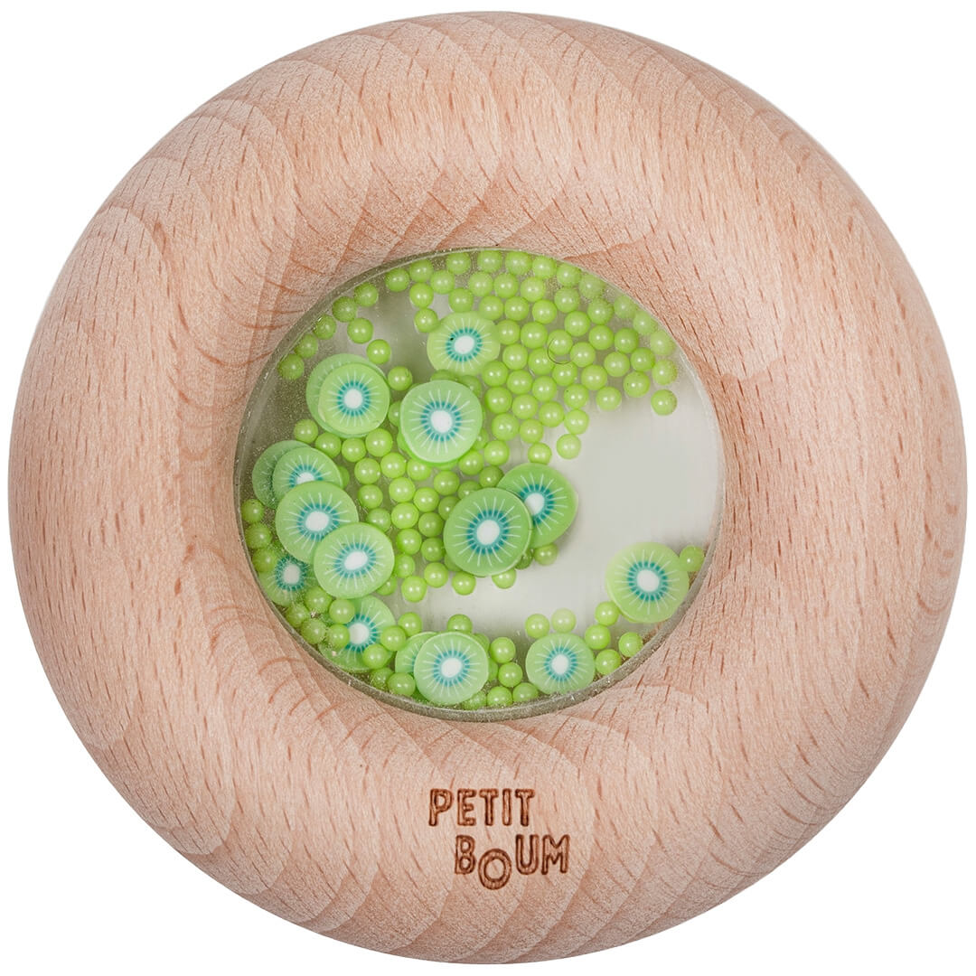 petit boum bijtring en rammelaar donut - kiwi's | PBSDKIW | 0