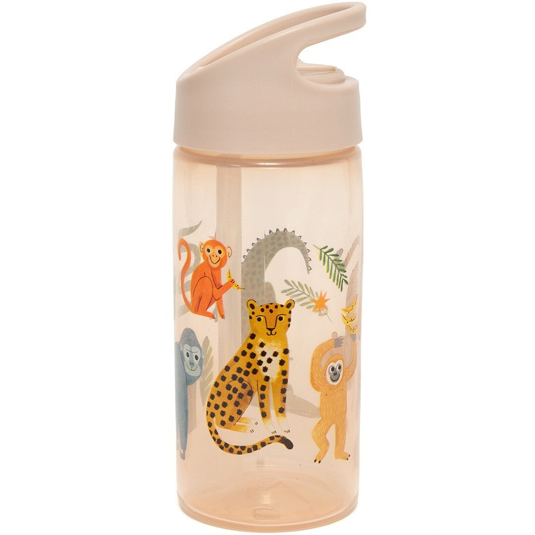 petit monkey drinkfles met rietje - upside down animals - 380 ml | DB48 | 1