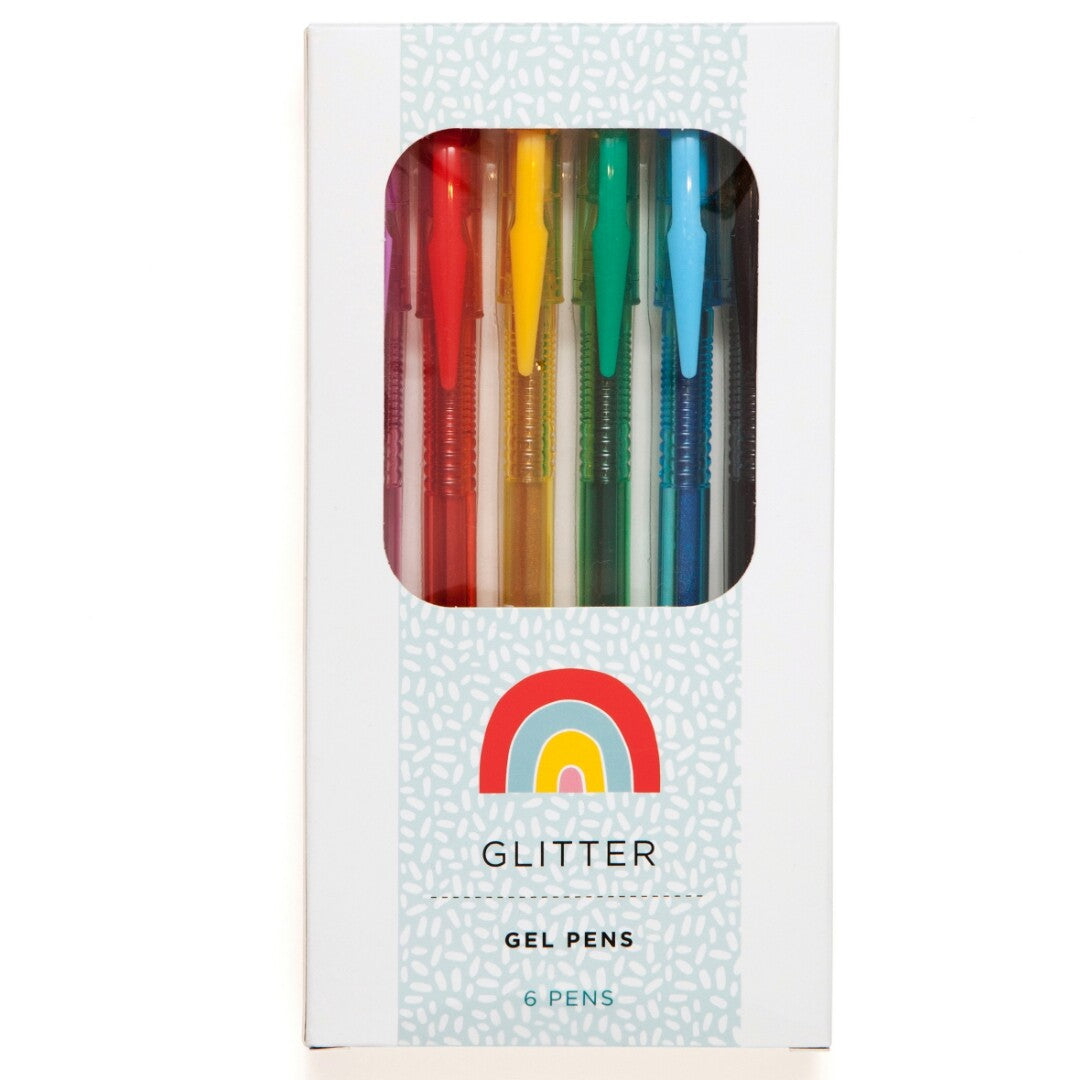 petit monkey glittergelpennen - 6st | PMC05 | 0