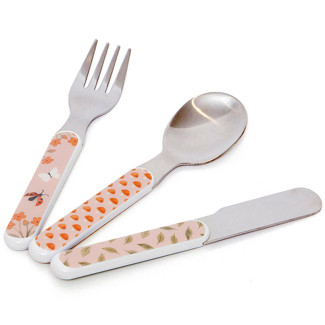 petit monkey kinderbestek animal craddle - pink | CS14 | 0