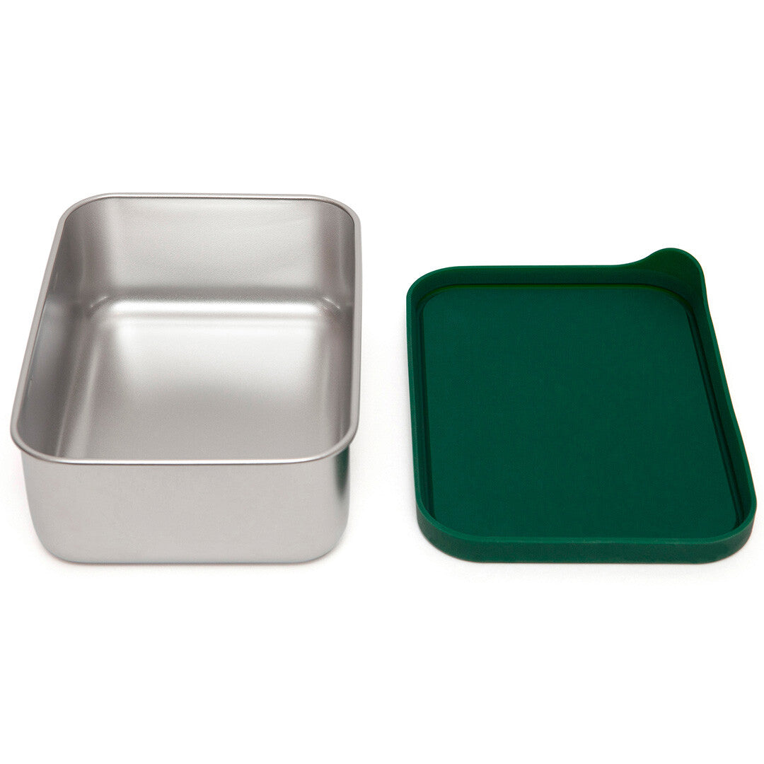 petit monkey rvs broodtrommel riley - pine green | LB35 | 1