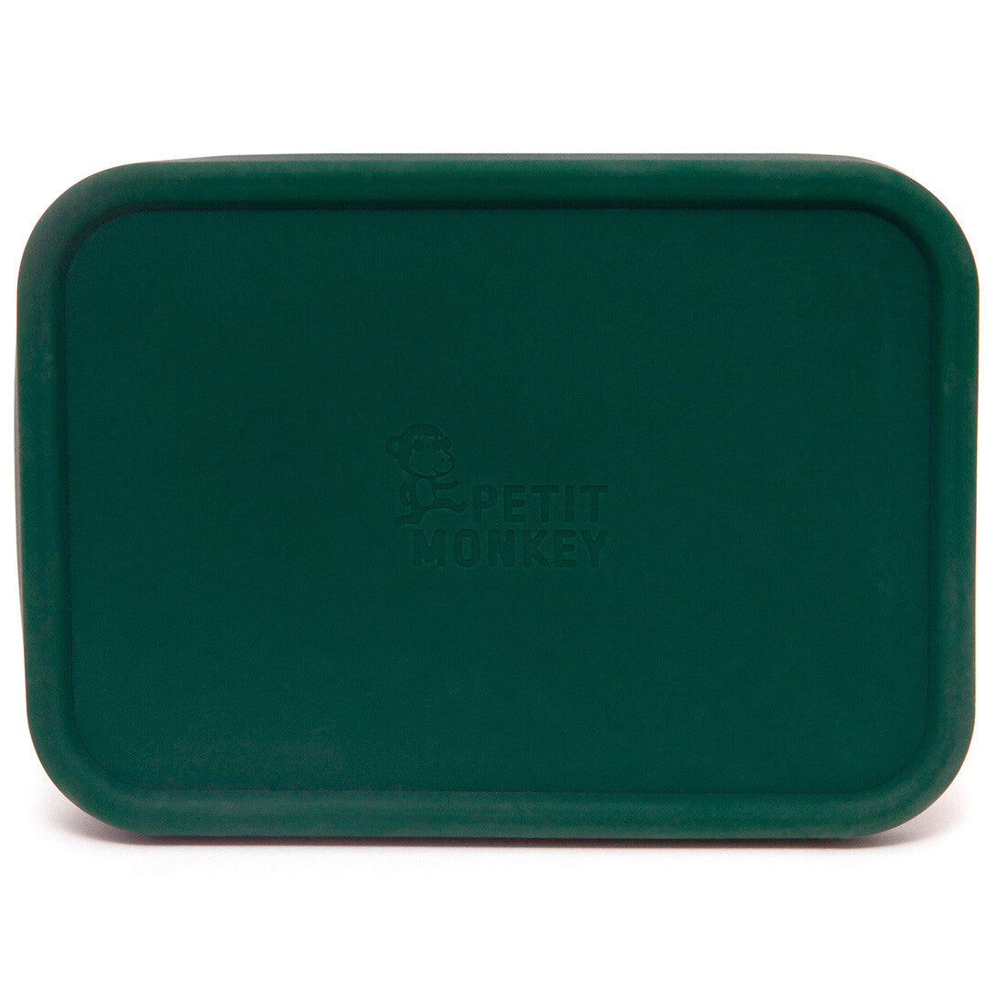 petit monkey rvs broodtrommel riley - pine green | LB35 | 2