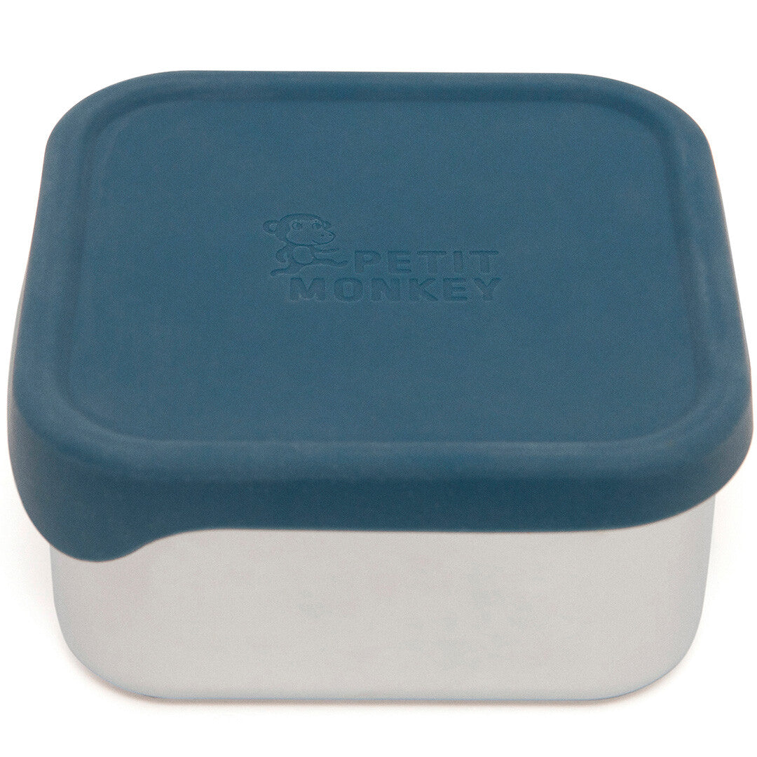 petit monkey rvs snackdoosje lucy - balsam blue | LB38 | 0