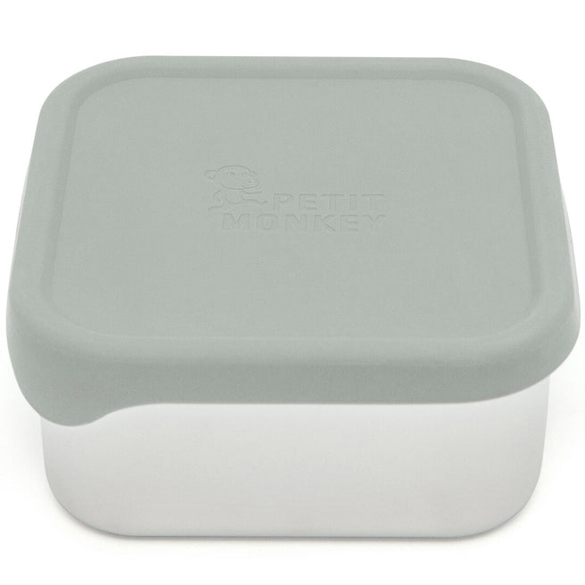 petit monkey rvs snackdoosje lucy - sage green | LB40 | 0