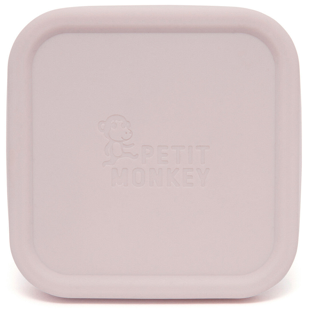 petit monkey rvs snackdoosje mae - honey | LB43 | 2