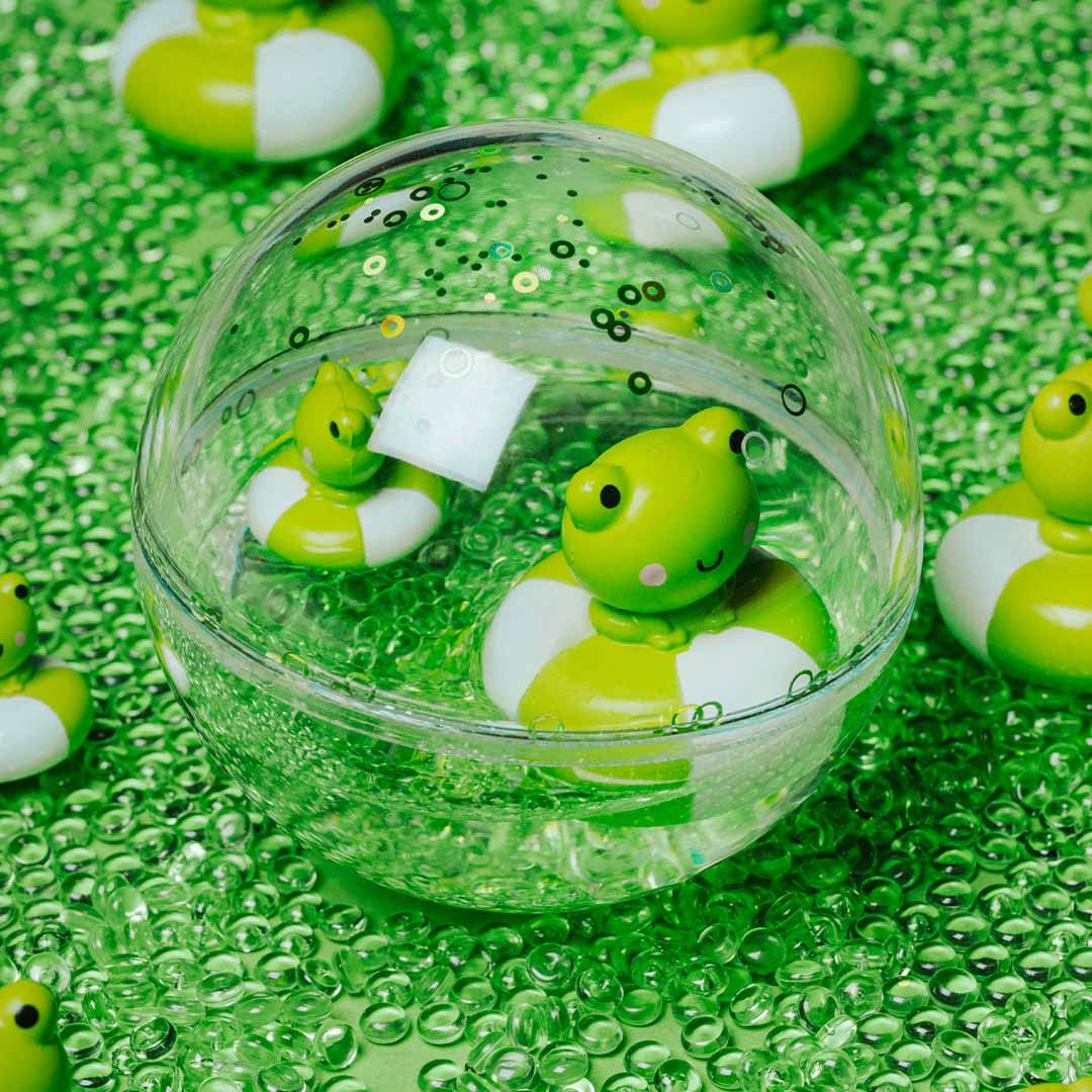 petit boum sensorische bal happy bubbles - kikker | 55PBHBFROG | 2