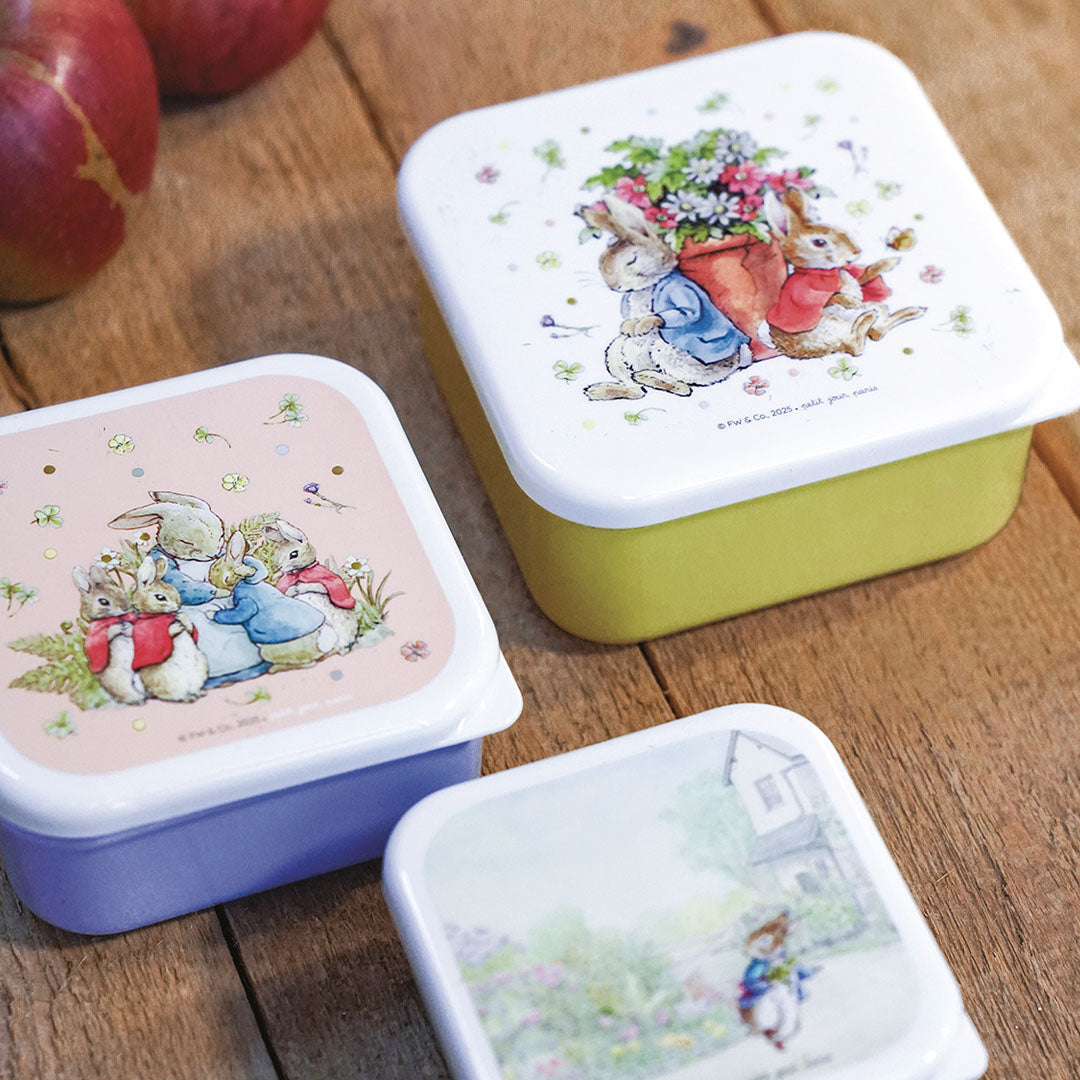 petit jour snackdoosjes pieter konijn - pastel - 3st | BP994T | 2