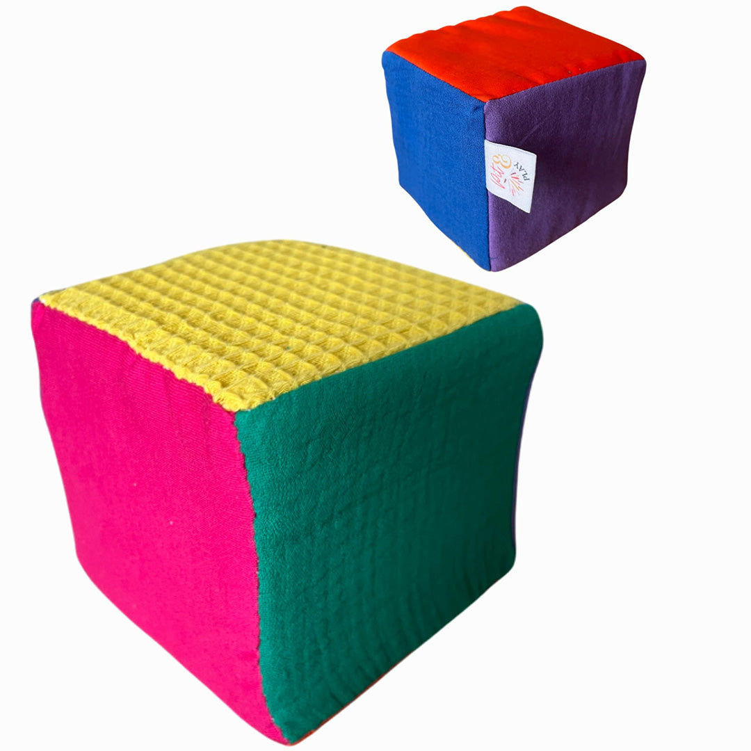 pit and play dobbelsteen regenboog - roze | 6152755246241 | 0