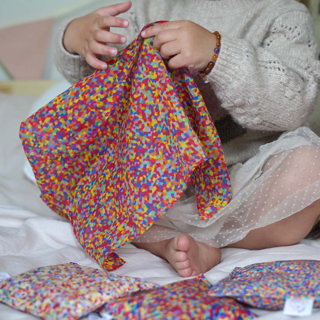 pit and play speeldoek - confetti - 48x48 cm | 6154117671609 | 1