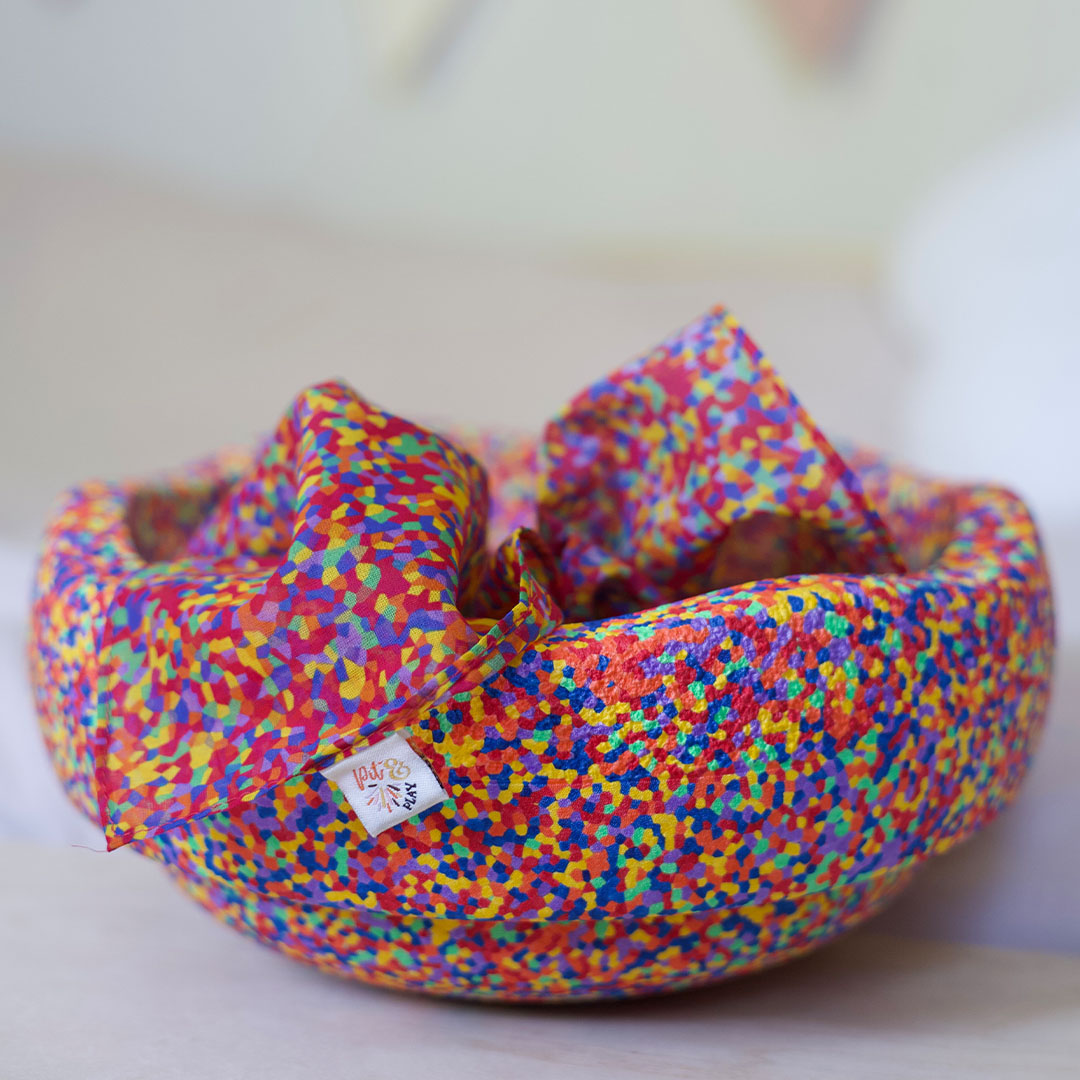 pit and play speeldoek - confetti - 48x48 cm | 6154117671609 | 2