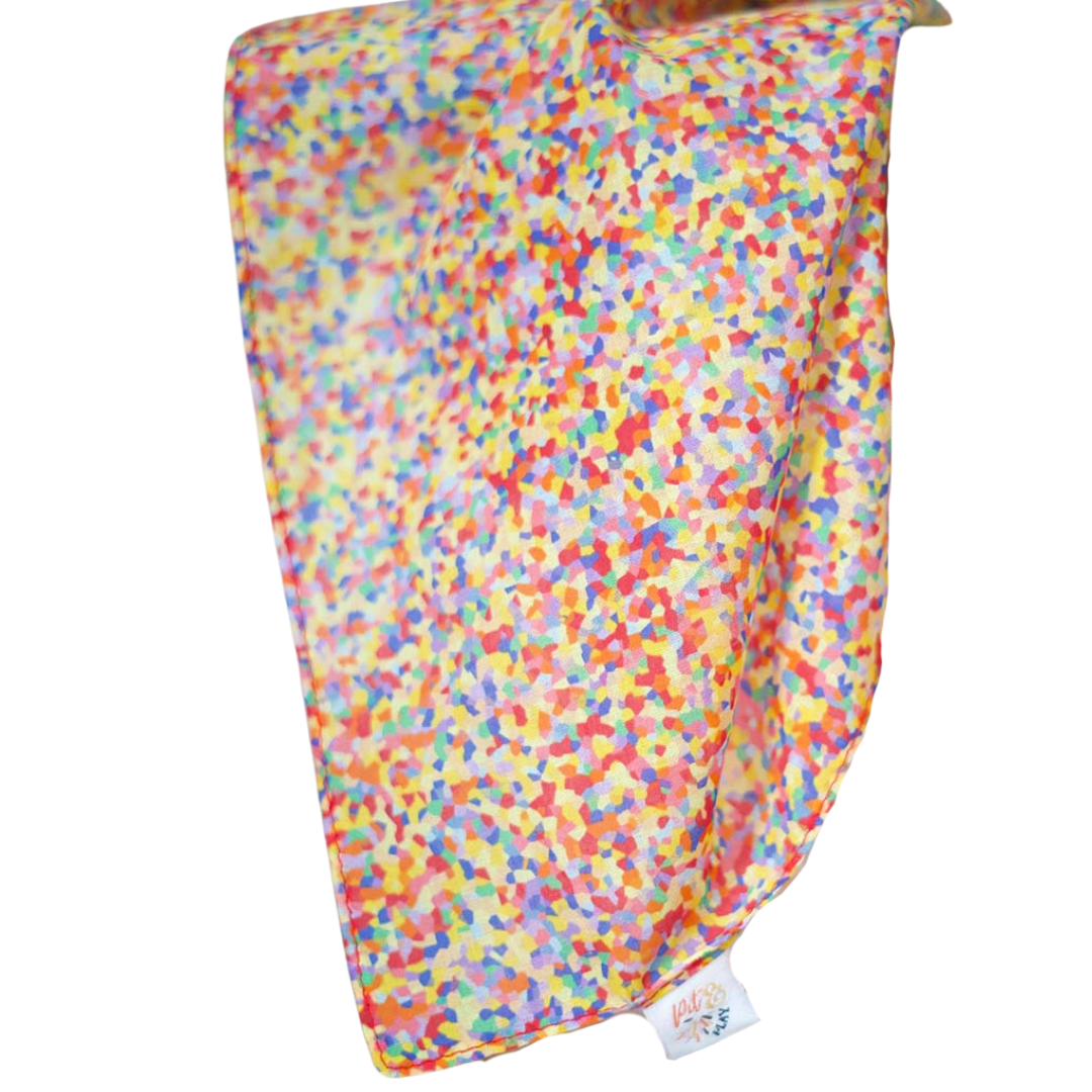 pit and play speeldoek - super confetti - 75x75 cm | 6154127752756 | 1