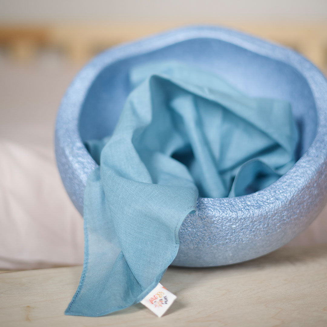 pit and play speeldoek pastel - blauw - 48x48 cm | 6154114425465 | 0