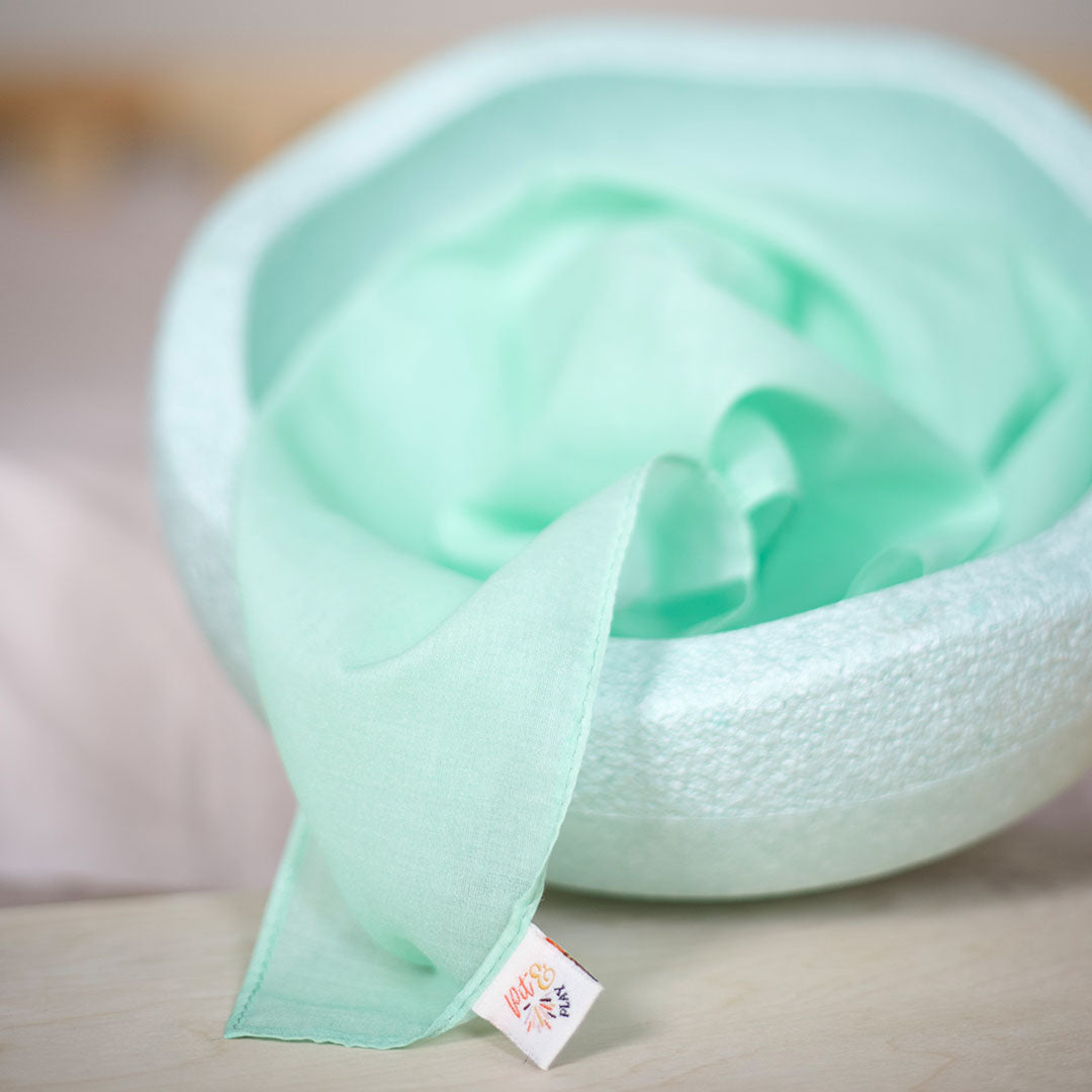 pit and play speeldoek pastel - mint - 48x48 cm | 6154113857861 | 0